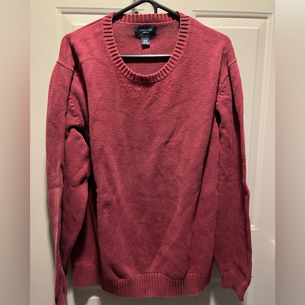 Men’s Land End XXL crew neck sweater